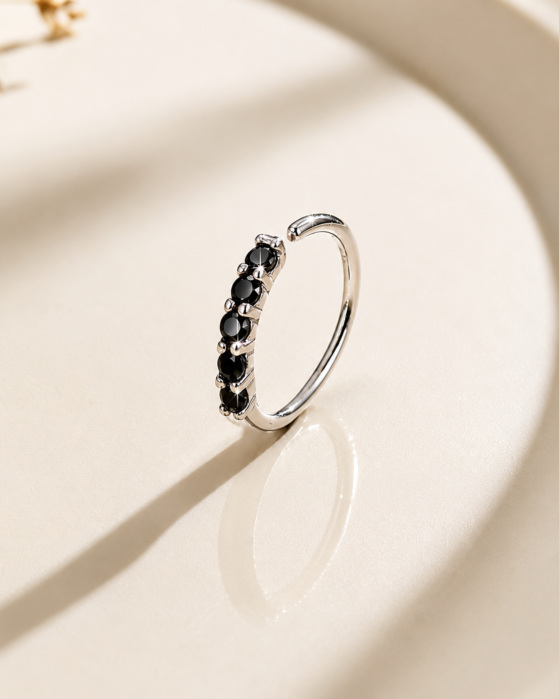 Noir Zirconia Nose Ring
