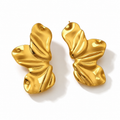 14K Gold Plated Stainless Steel Amara Earrings