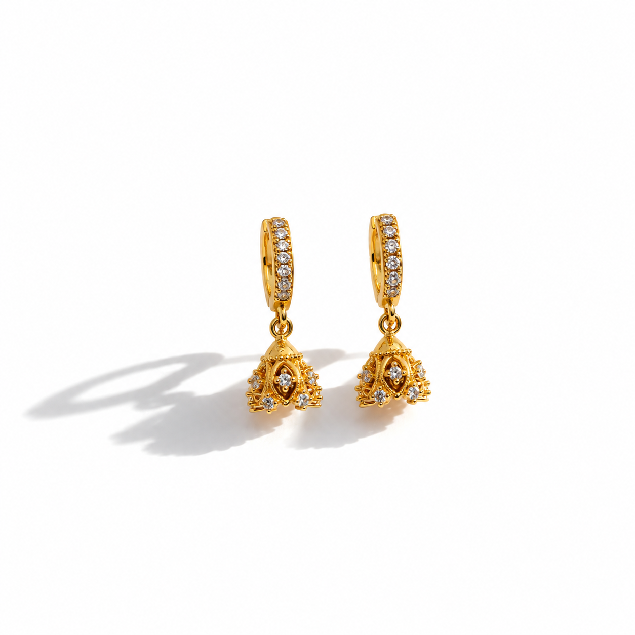 Rani | 24K Gold-Plated Brass Mini Jumka