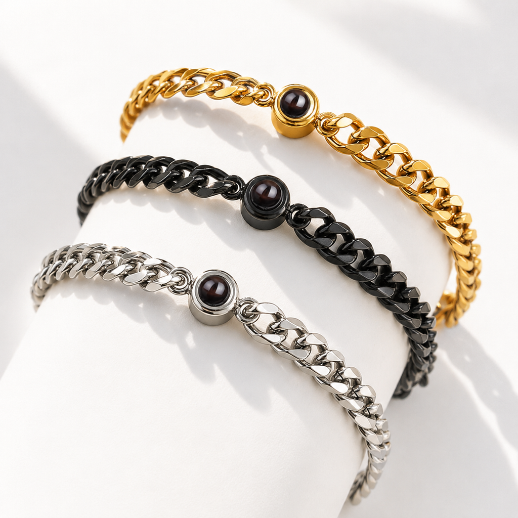 Stainless Steel Projection Bracelet Unisex