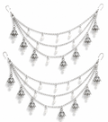 Sunehri | Silver Pearl Sahare Earring Chain