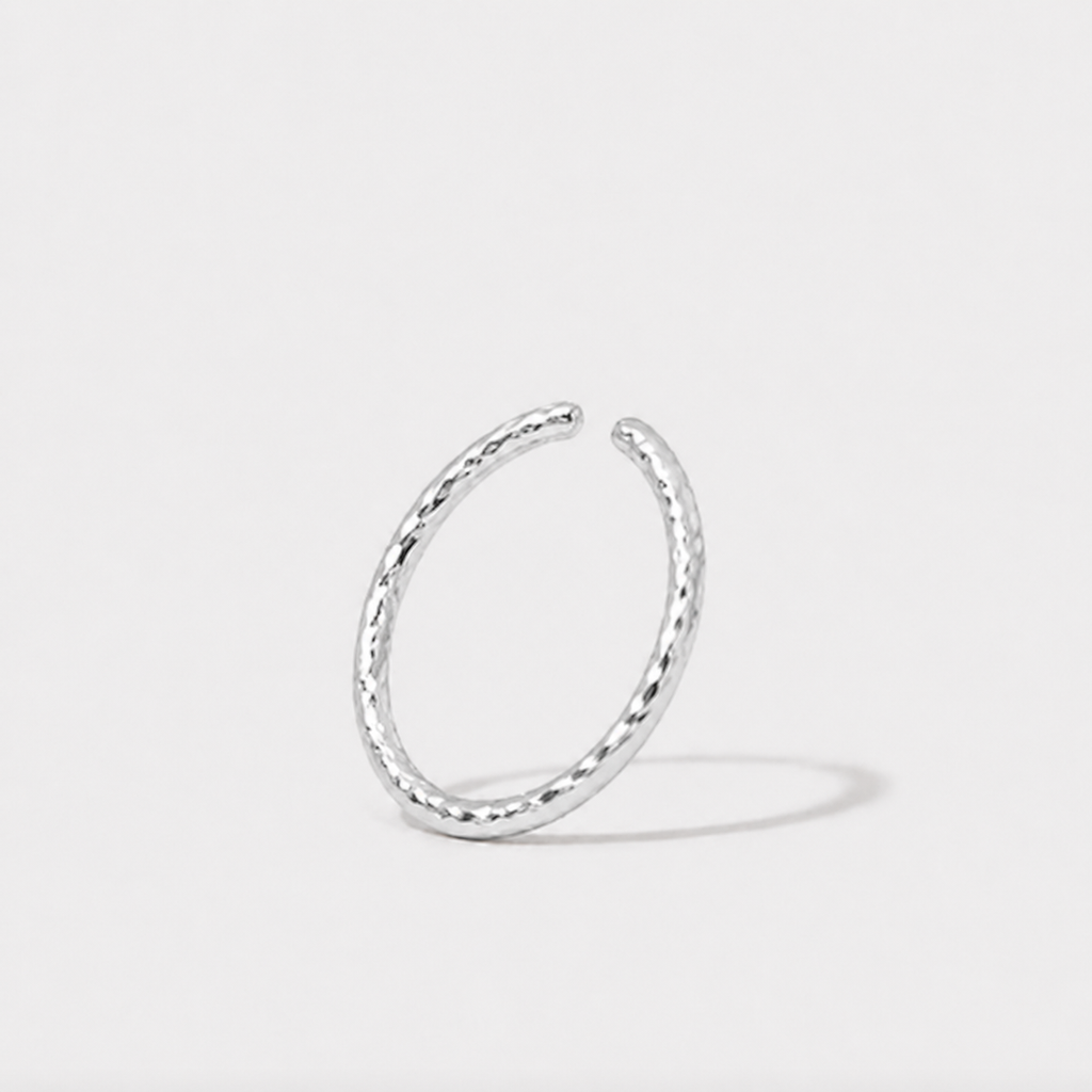 Silver Sterling Silver S925 Starry Nose Ring