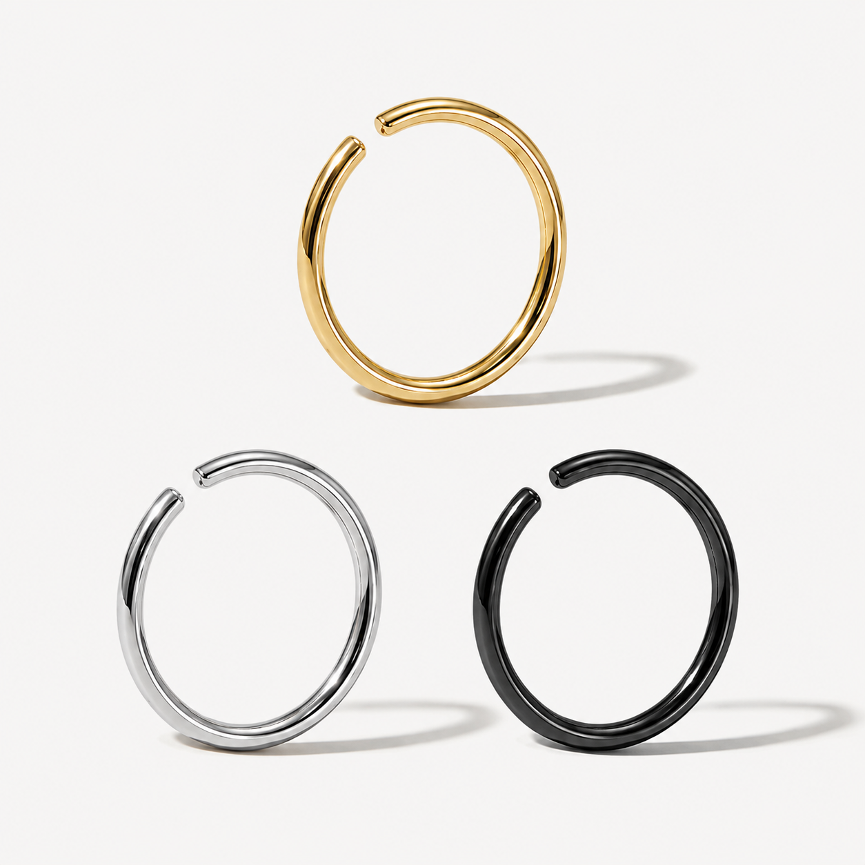 Aura Basics | 3 Pack Set (Black, Gold and Silver)