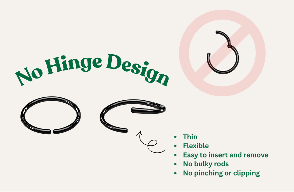 Gold Sterling Silver S925 Starry Nose Ring