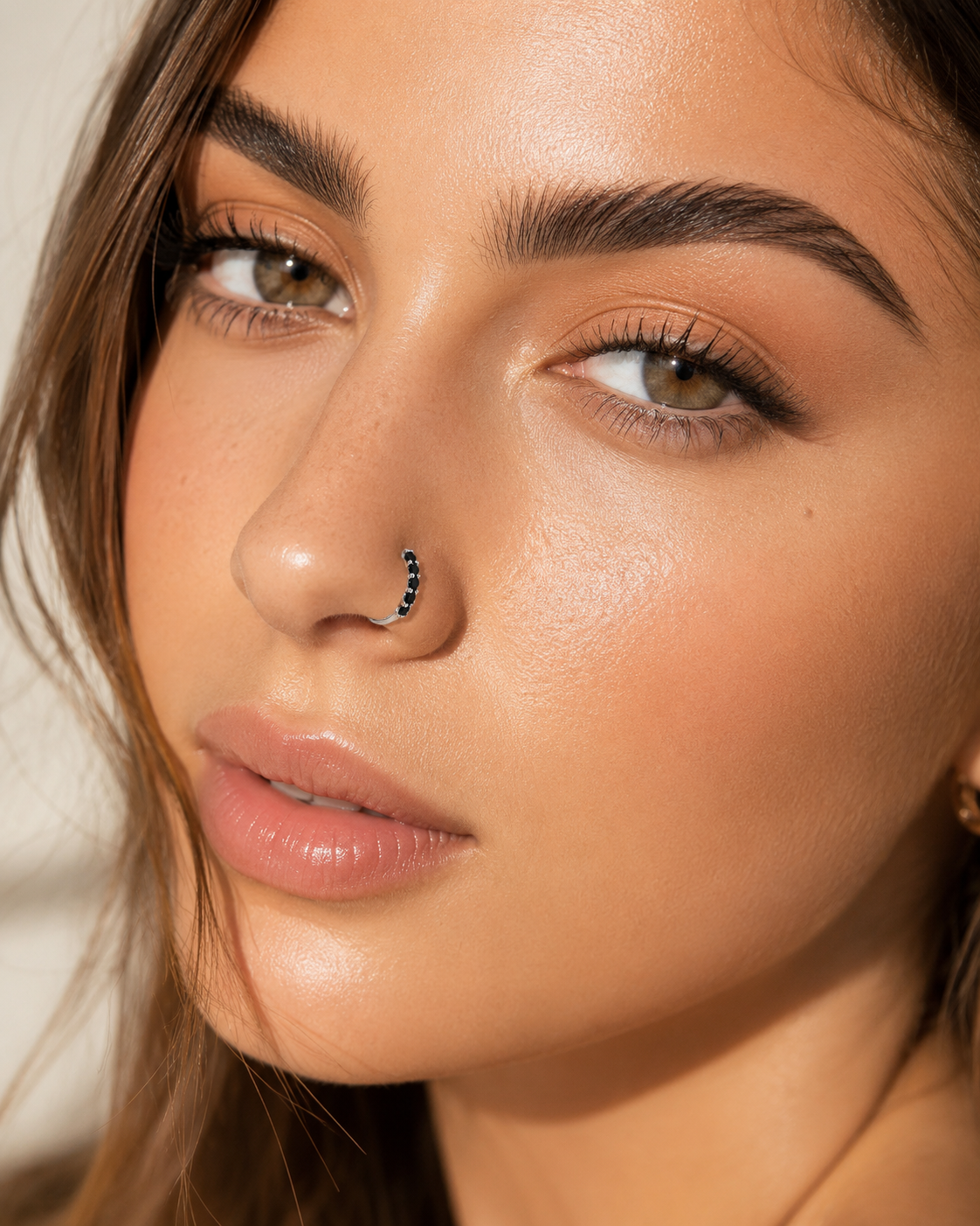 Noir Zirconia Nose Ring