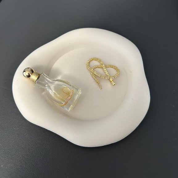 Soft white Silicone Coaster/Jewelry Tray