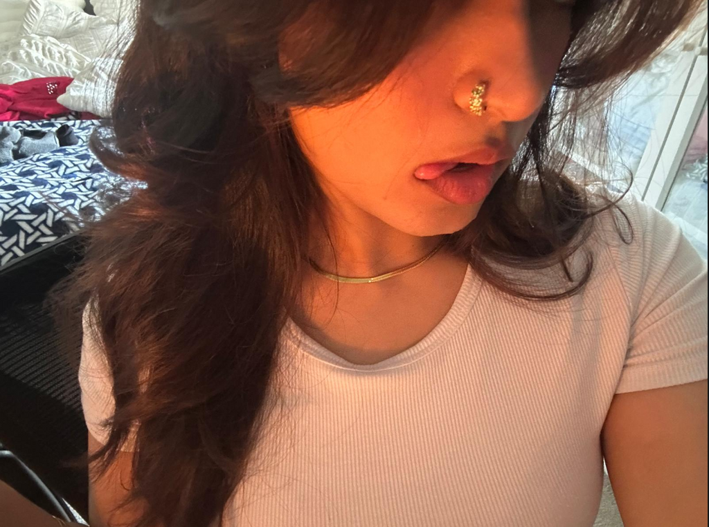 Green Leaf Micro Inlaid Zirconia Nose Ring