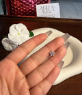 Pink Zirconia Flower Nose Ring Stud for Women