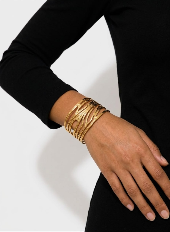 Hallara | 304 Stainless Steel Adjustable Bangle