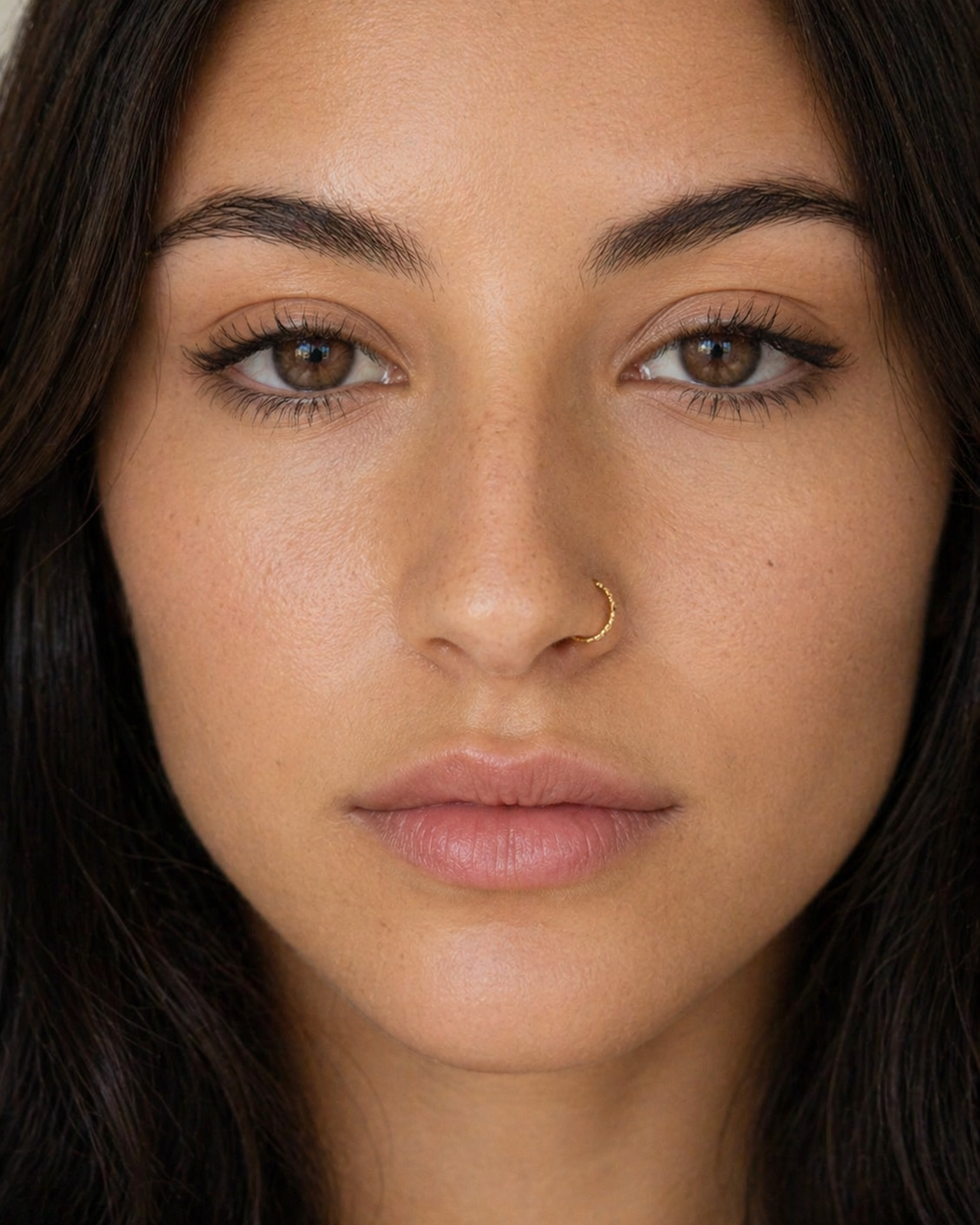 Gold Sterling Silver S925 Starry Nose Ring