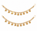 Zia | Simple gold Sahare Earring Chain