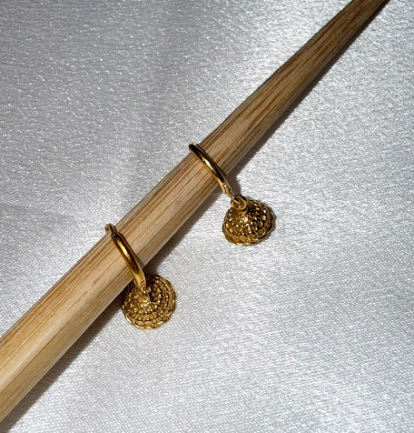 Mahi  | 24K Micro Gold-Plated Brass Mini Jumka