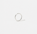 Silver 925 Sterling Silver Nose Ring Hoop – Cartilage / Lip Piercing (No Hinge, Seamless Design)