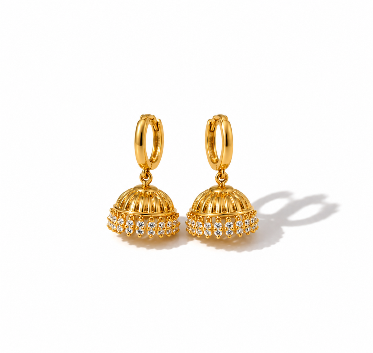 Tara Classic | 24K Gold-Plated Brass Mini Jhumka