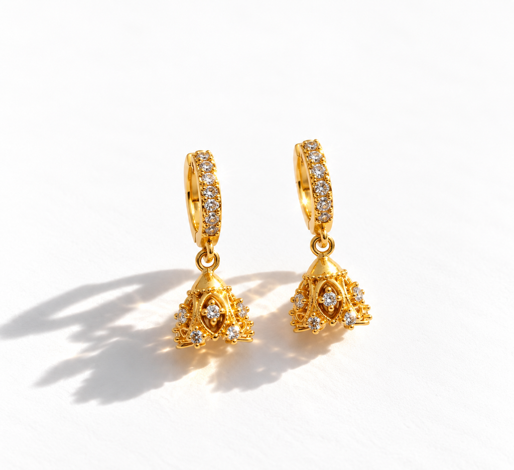 Rani | 24K Gold-Plated Brass Mini Jumka